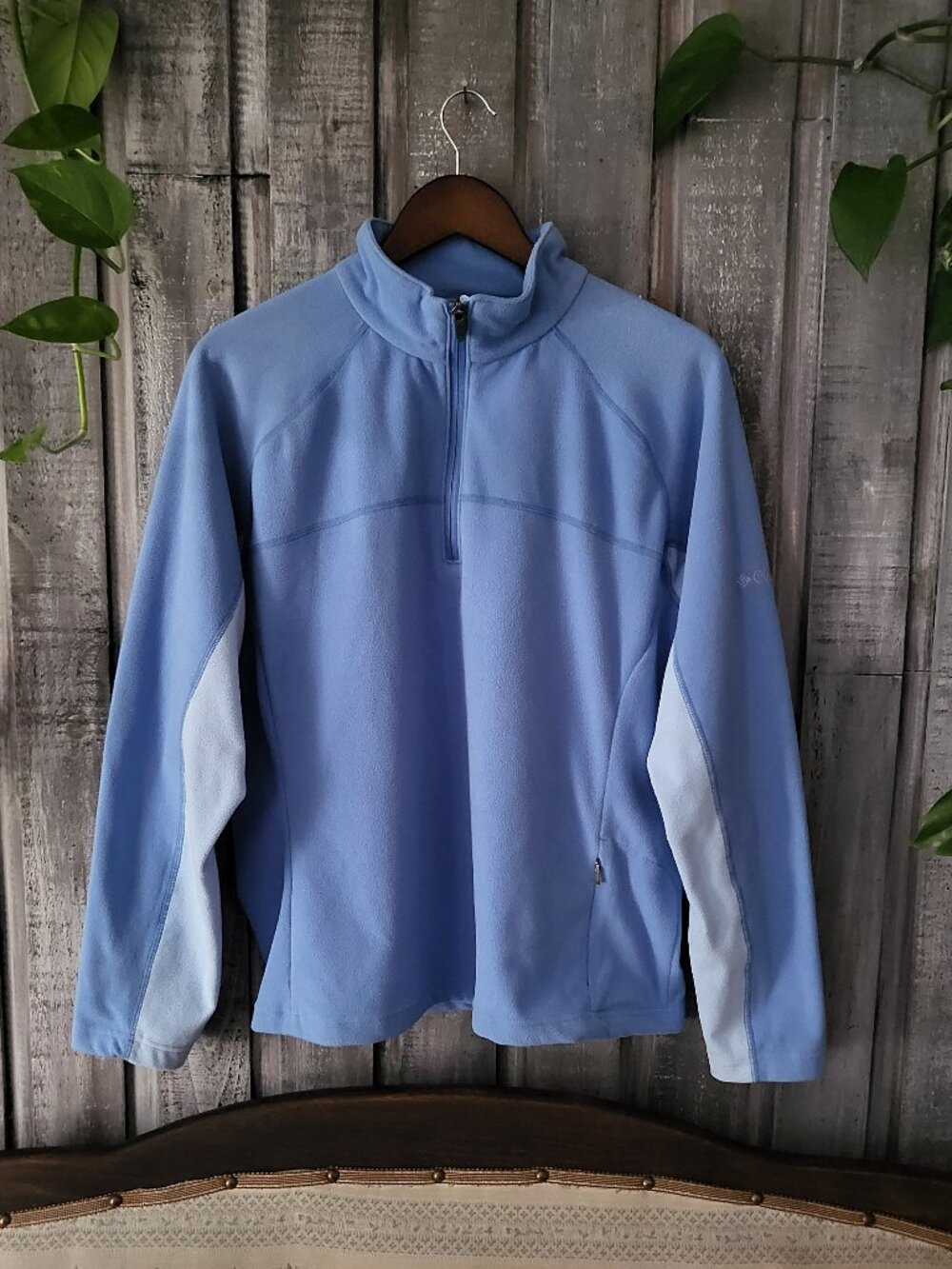 Columbia Vertex XL Women's 1/2 Zip Fleece Pullover Jacket Blue